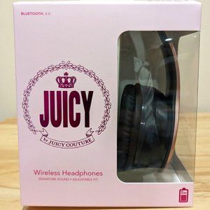 Juicy By Juicy Couture Crown Rose Gold Wireless Headphones New In Box